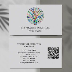Carte De Visite QR Code Reiki Master