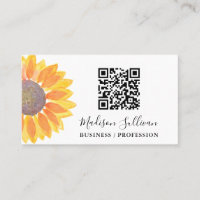 QR Code Votre Entreprise Ou Profession Tournesol
