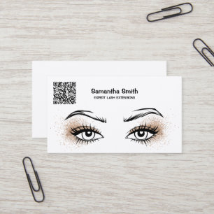Carte de visite QR personnalisé de l'extension Las