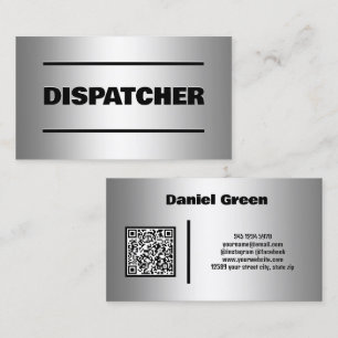 Carte de visite QR personnalisé Dispatcher