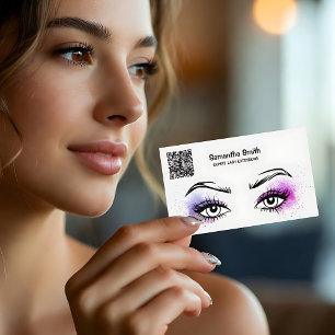 Carte de visite QR personnalisé EyeLash Tech