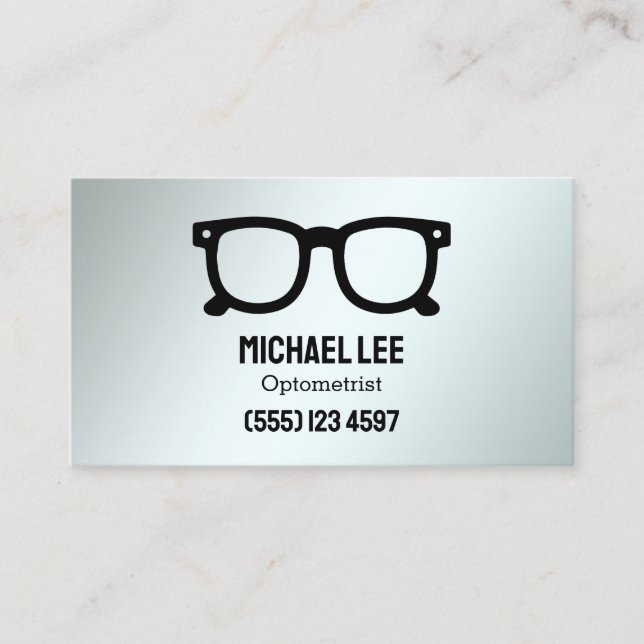Carte De Visite QR personnalisé optométriste (Devant)