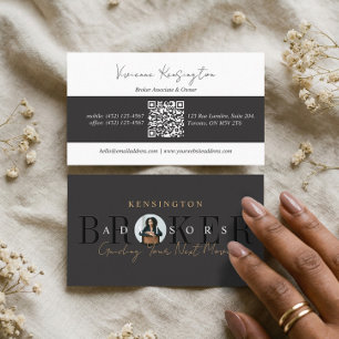 Carte de visite QR pour professionnel de l'immobil