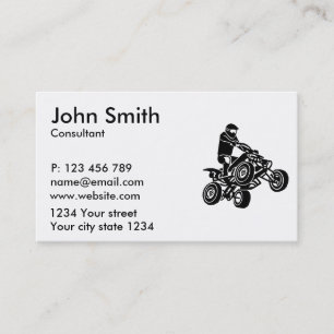 Carte De Visite Quadruple ATV