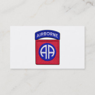 Carte De Visite quatre-vingt-deuxième La division aéroportée d'ABN