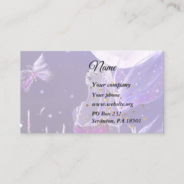 Carte De Visite Queen Fairy (Devant)