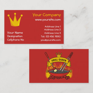 Carte De Visite Queen Grill