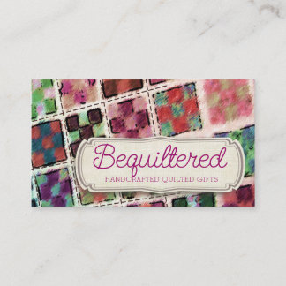 Carte De Visite Quilter bloque quilting couture couturière artisan