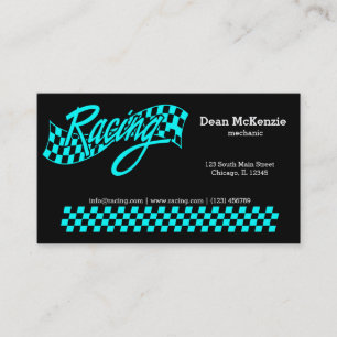 Carte De Visite Racing, choisissez la couleur de votre arrière - p