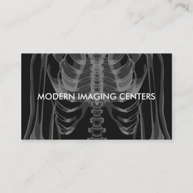 Carte De Visite Radiologie d'imagerie médicale (Devant)