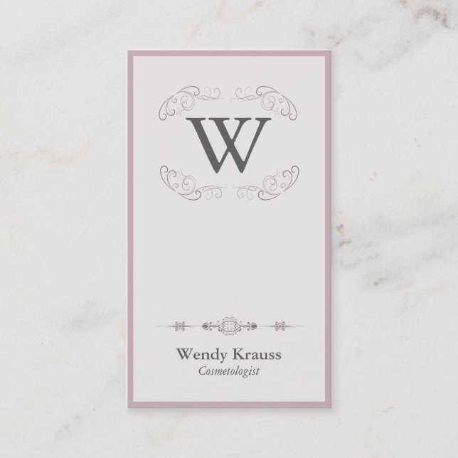 Carte De Visite Raffiné (Devant)