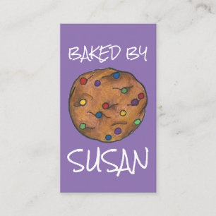 Carte De Visite Rainbow Chocolate Chip Cookie Cuisiné Par Boulange