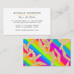 Carte de visite Rainbow moderne