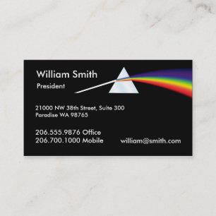 Carte de visite Rainbow Prism