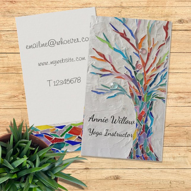 Carte De Visite Rainbow Tree (Créateur téléchargé)