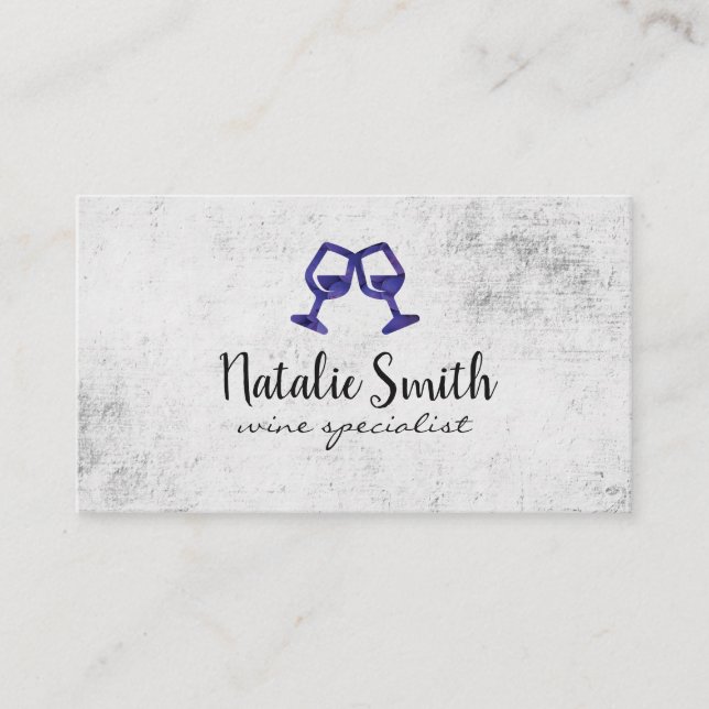 Carte De Visite Raisins de vin (Devant)