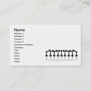 Carte De Visite Rangée de microphone