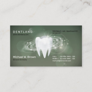 Carte De Visite Rappel de rendez-vous au cabinet de dentisterie