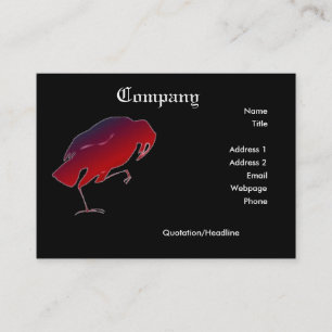 Carte De Visite Raven du Poe