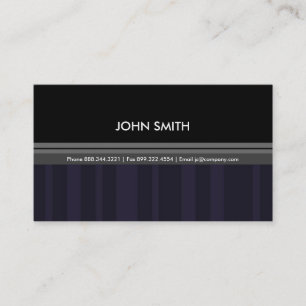 Carte de visite rayé