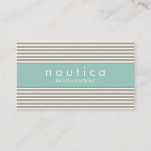 CARTE DE VISITE :: rayé nautique 24