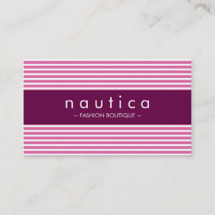 CARTE DE VISITE :: rayé nautique 29