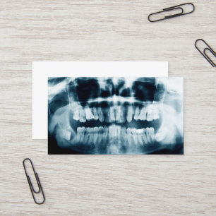 Carte De Visite Rayon X des dents