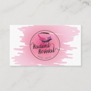 Carte de visite rayonnant de renaissance