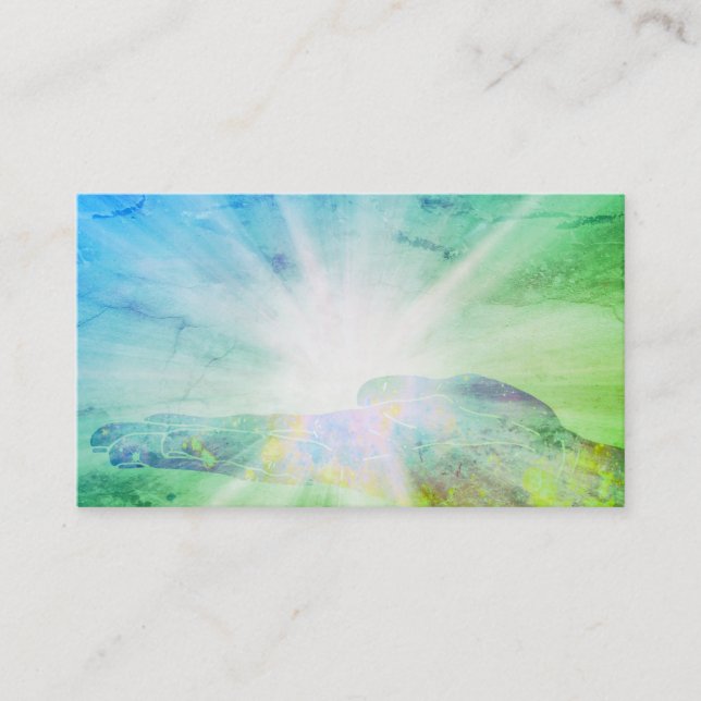 Carte De Visite Rayons curatifs de main de *~* de guérisseur (Devant)
