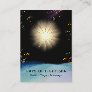 Carte De Visite *~* Rayons Étoiles Guérison Léger Énergie Universe