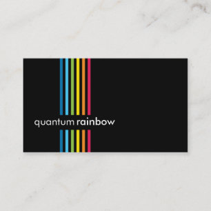 CARTE DE VISITE : : rayure rainbowed 6