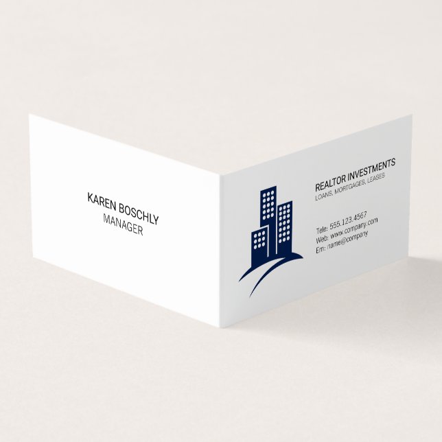 Carte De Visite Réalisateur | Bâtiments | Agence immobilière (Extérieur)