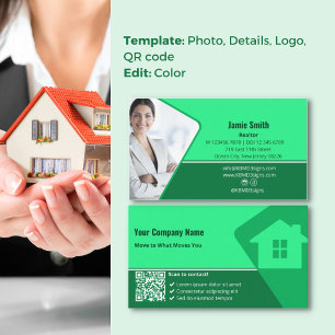 Carte De Visite Réalisateur de conception de symbole de maison pro