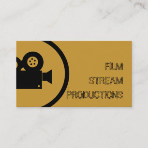Carte De Visite Réalisateur de film moderne Producteur de films