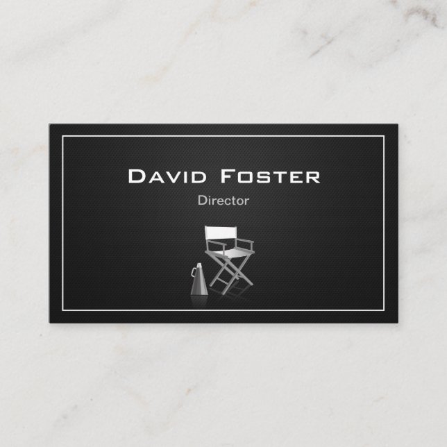 Carte De Visite Réalisateur de production cinématographique (Devant)