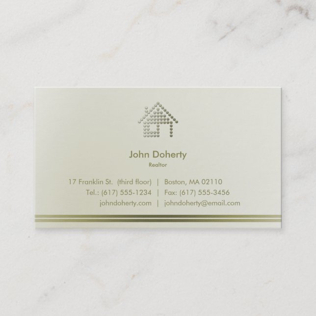 Carte De Visite Réalisateur | Maison moderne (Devant)