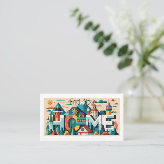 carte de visite Réalisateur "Trouver votre maison"