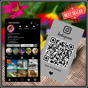 Carte de visite Realtor Instagram Agent immobilier