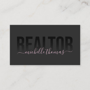 Carte De Visite Realtor Real Estate Agent Professional Ajouter une