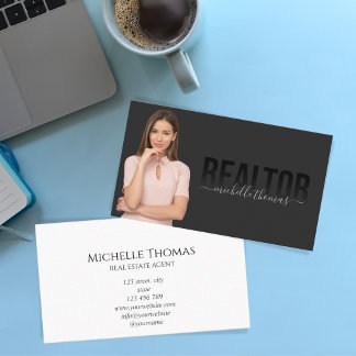 Carte De Visite Realtor Real Estate Agent Professional Ajouter une