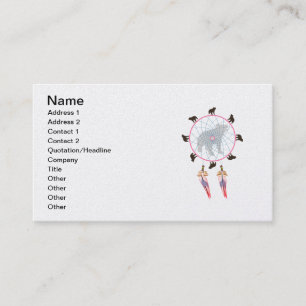 Carte De Visite Receveur rêveur d'ours