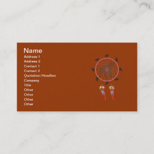Carte De Visite Receveur rêveur d'ours