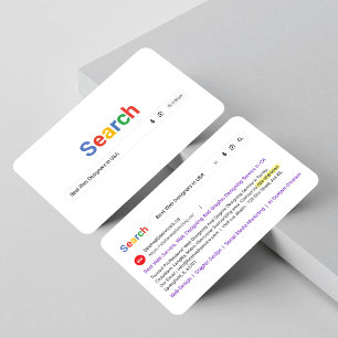 Carte De Visite Recherche Google, Résultats de recherche, Inspiré 