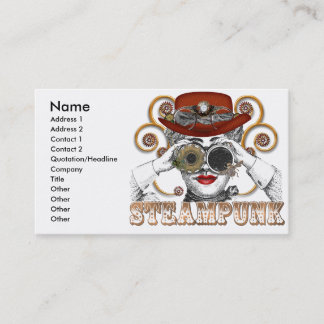 Carte De Visite recherche steampunk art de collage steampunk