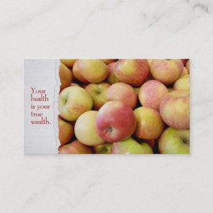 Carte De Visite récolte de pommes
