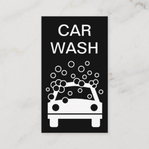 Carte De Visite Récompenses de fidélité au lavage de voiture
