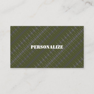 Carte De Visite Recruteur des forces armées militaires Camo Gun Ve