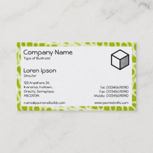 Carte De Visite Rectangle - Abstrait 080716(8)