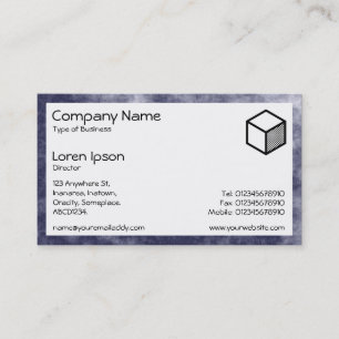 Carte De Visite Rectangle - Atmosphère lisse