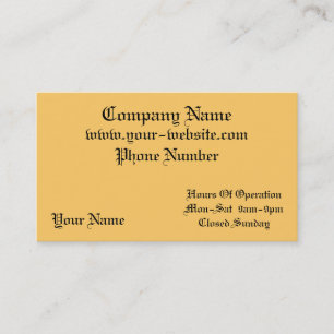 Carte De Visite Reçu de facture